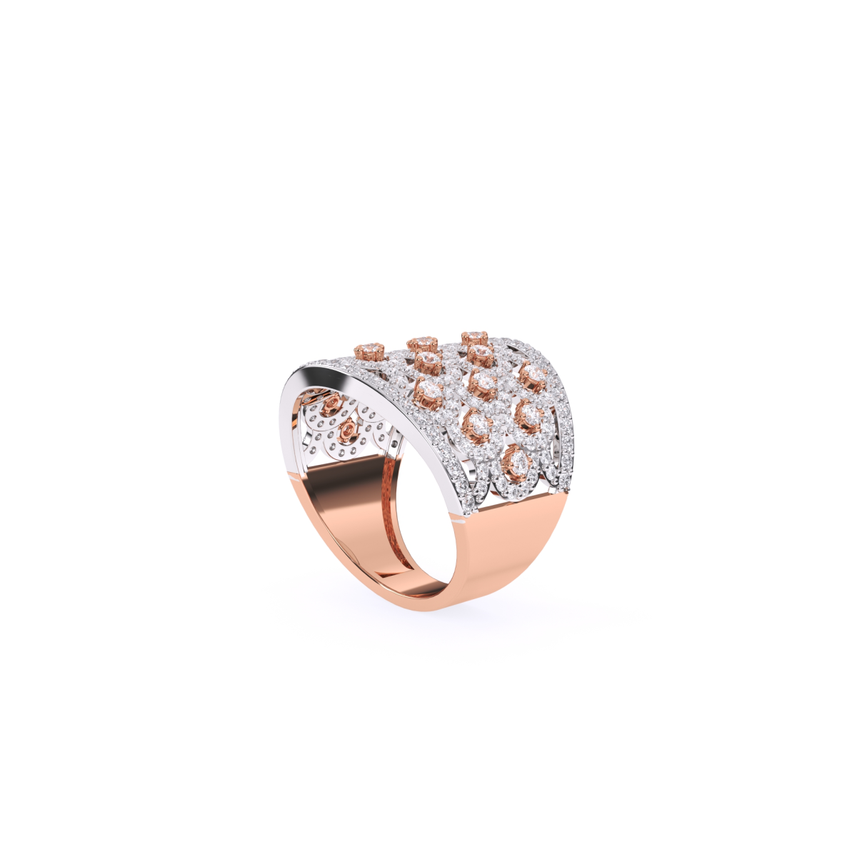 Luxury Round Cut Lab Grown Diamond Ring